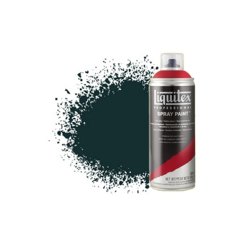 Fine art shop - Liquitex Spray color viridian permanent pitch 0398, Liquitex acrílico, 400 ml. | totenart.com