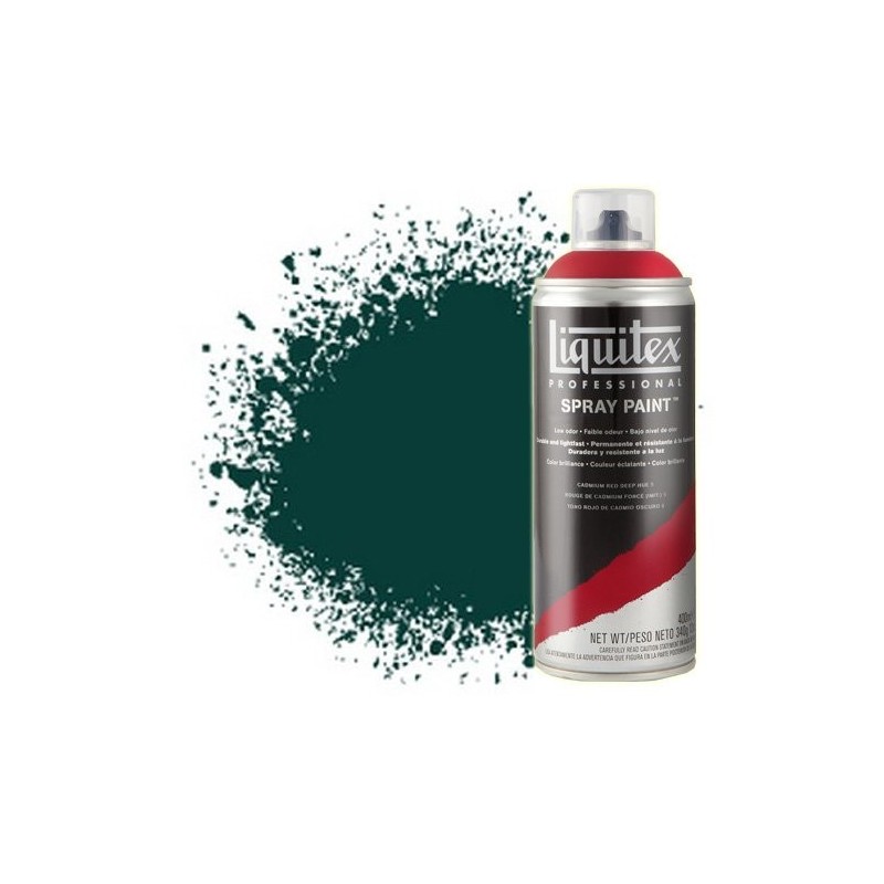Fine art shop - Liquitex Spray color dark Green permanent 0350, Liquitex acrílico, 400 ml. | totenart.com
