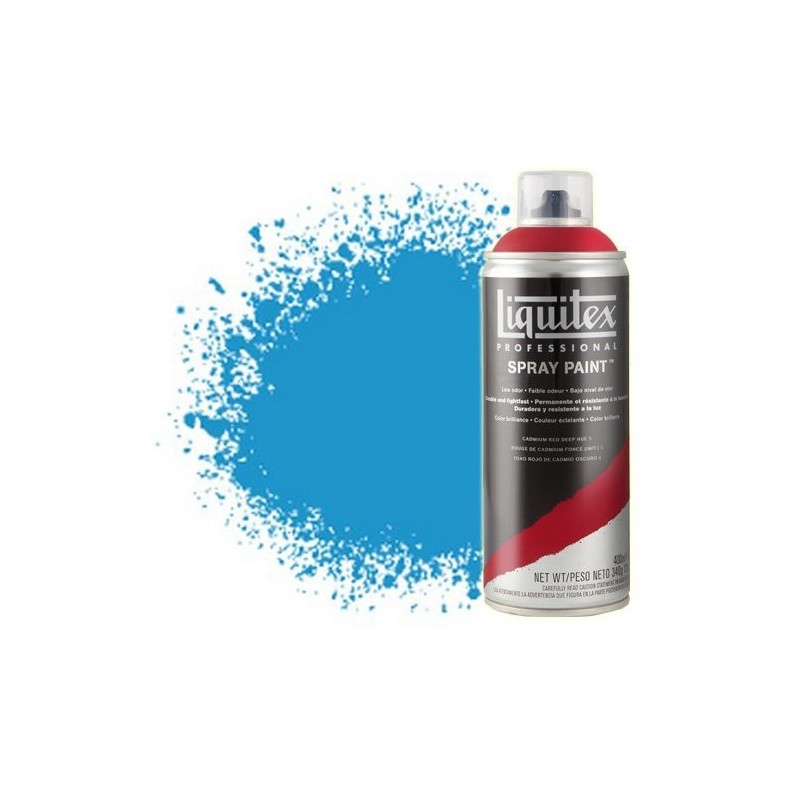 Fine art shop - Liquitex Spray color Cerulean blue 6, 6470, Liquitex acrílico, 400 ml. | totenart.com