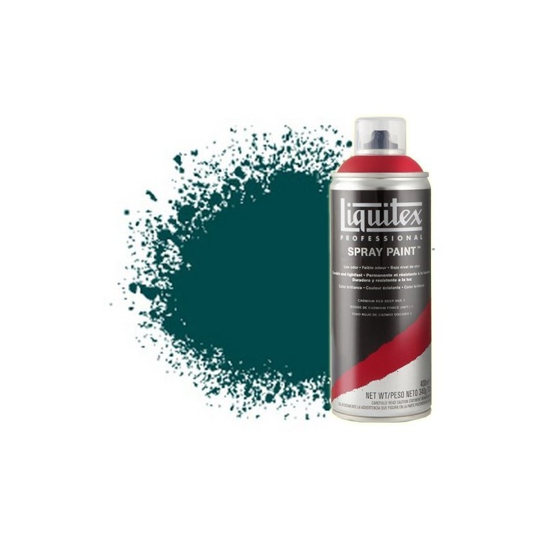 Fine art shop - Liquitex Spray color green ftalocianina (blue color) 0317, Liquitex acrílico, 400 ml. | totenart.com