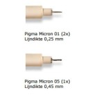 Fine art shop - Zentangle Set 3 uds. | totenart.com