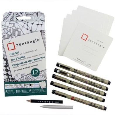 Fine art shop - Zentangle Set 12 uds. | totenart.com