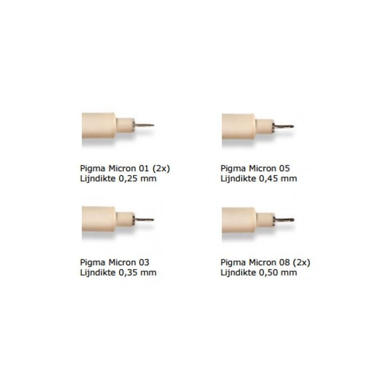 Fine art shop - Zentangle Set 6 uds. | totenart.com