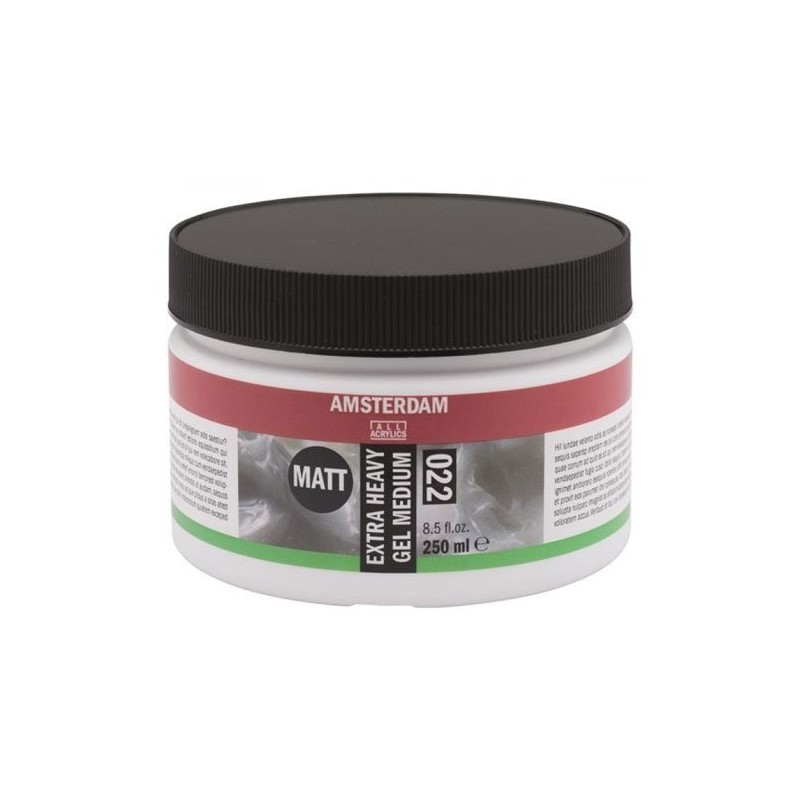 Fine art shop - Matt Extra Heavy Gel 022, Amsterdam 250 ml. | totenart.com
