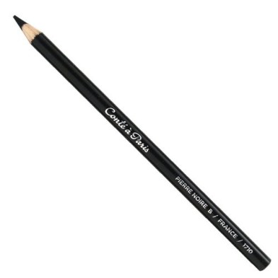 Black Stone Pencil 3B, Conte
