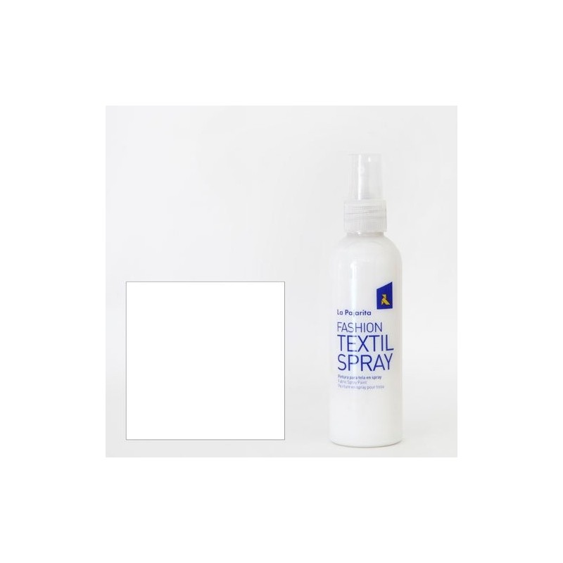 Fine art shop - Textile paint White Coco 01 SPRAY (100 ml.), La Pajarita | totenart.com
