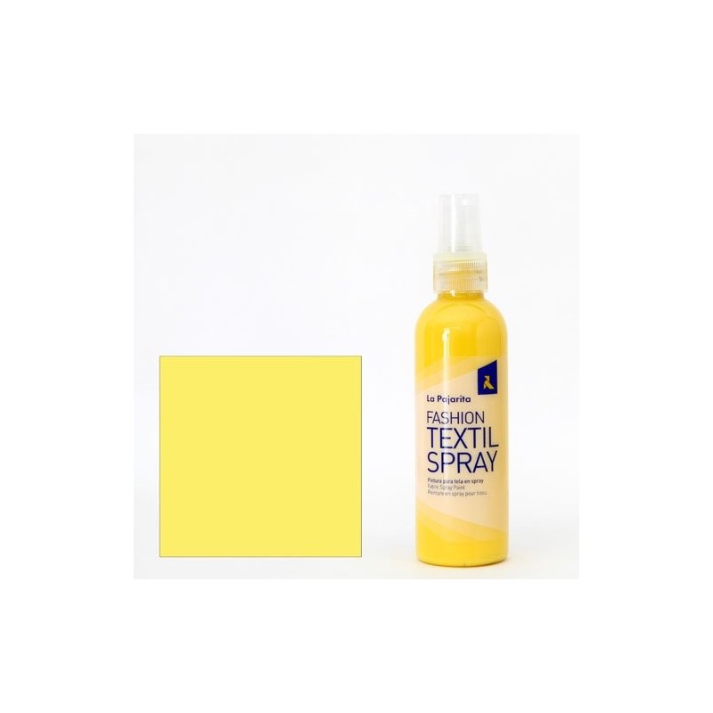 Fine art shop - Textile paint Lemon Yellow 02 SPRAY (100 ml.), La Pajarita | totenart.com
