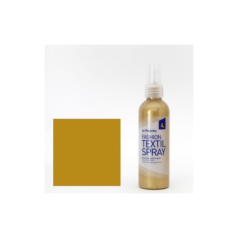 Fine art shop - Textile paint Gold 11 SPRAY (100 ml.), La Pajarita | totenart.com