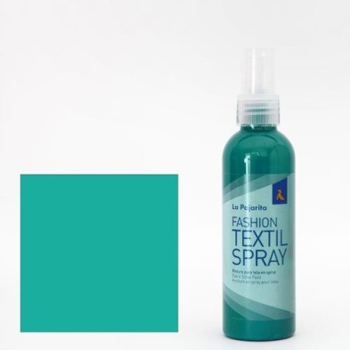 Fine art shop - Textile paint Caribbean Green 08 SPRAY (100 ml.), La Pajarita | totenart.com
