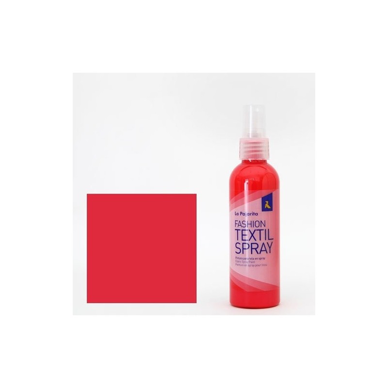 Fine art shop - Textile paint Cherry 04 SPRAY (100 ml.), La Pajarita | totenart.com