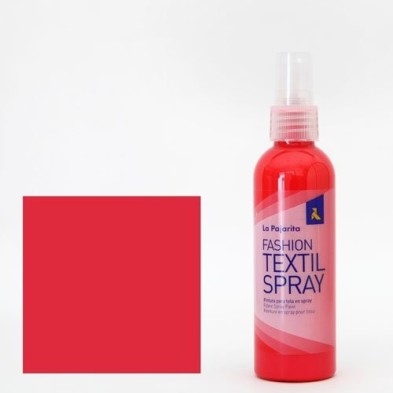 Fine art shop - Textile paint Cherry 04 SPRAY (100 ml.), La Pajarita | totenart.com