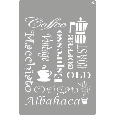 Fine art shop - Stencil Kitchen 12, 20x30cm. La Pajarita | totenart.com