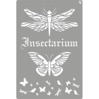 Fine art shop - Stencil Insectarium 13, 20x30cm. La Pajarita | totenart.com