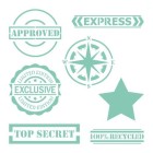 Fine art shop - Stencil Stamps 04, 20x20cm., La Pajarita | totenart.com