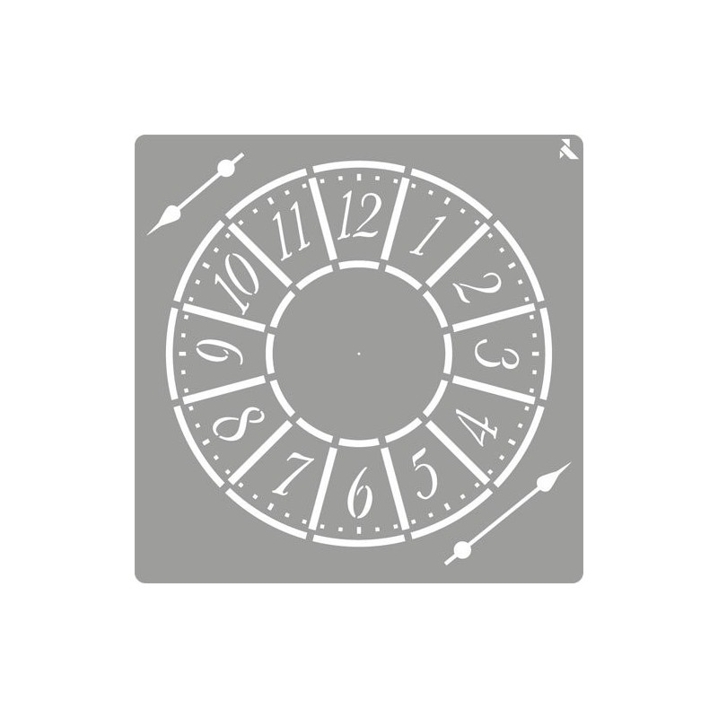 Fine art shop - Stencil Watch 05, 20x20cm., La Pajarita | totenart.com