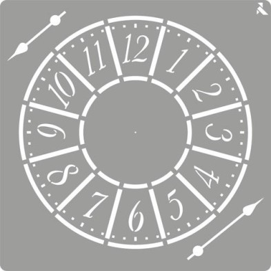 Fine art shop - Stencil Watch 05, 20x20cm., La Pajarita | totenart.com