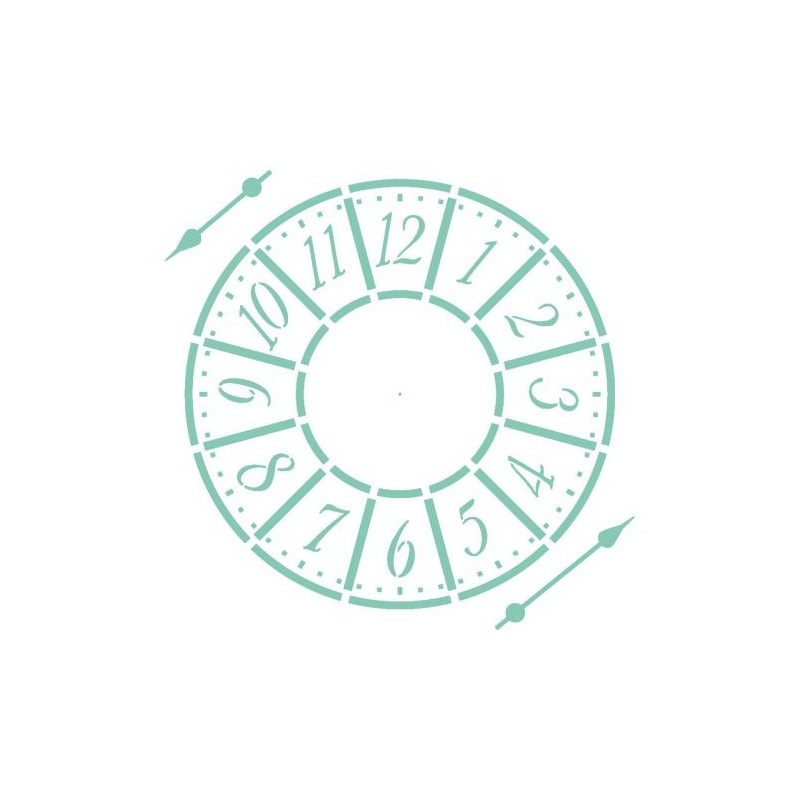 Fine art shop - Stencil Watch 05, 20x20cm., La Pajarita | totenart.com