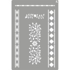 Fine art shop - Stencil Deco 08, 20x30cm. La Pajarita | totenart.com