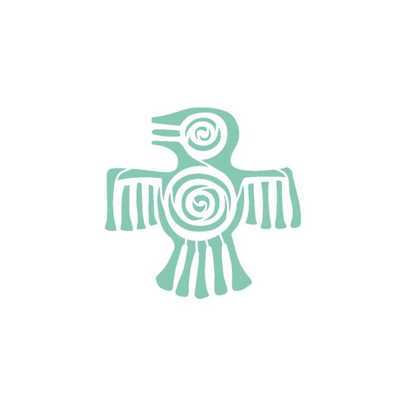 Fine art shop - Stencil Maya 02, 20x20cm., La Pajarita | totenart.com