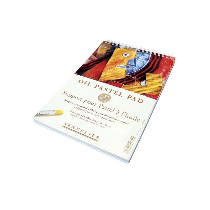  Fine art shop - Oil pastel Block 30x40 cm, 340 gr, 12 sheets | totenart.com