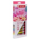 Fine art shop - Acrylic Art Creation, box 12 colours (12 ml.) | totenart.com