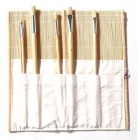 Bambu brush bag, 33x33 cm.