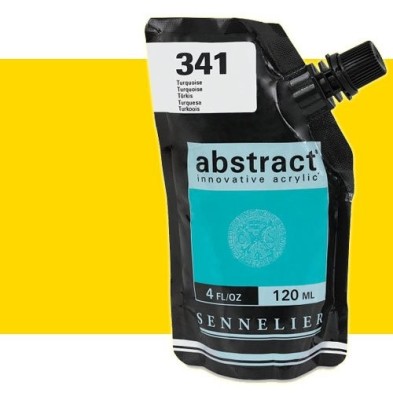 Fine art shop - Sennelier Abstract Acrylic Primary Yellow 574, 120 ml. | totenart.com