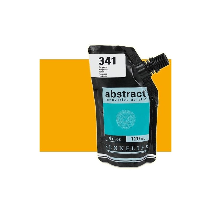 Fine art shop - Sennelier Abstract Acrylic Dark Cadmium Yellow Hue 543 , 120 ml. | totenart.com