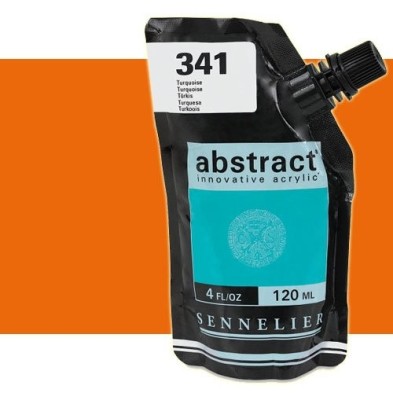 Fine art shop - Sennelier Abstract Acrylic Cadmium Orange Red Hue 615, 120 ml. | totenart.com
