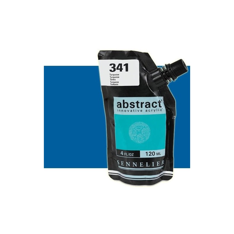 Fine art shop - Sennelier Abstract Acrylic Primary Blue 385, 120 ml. | totenart.com