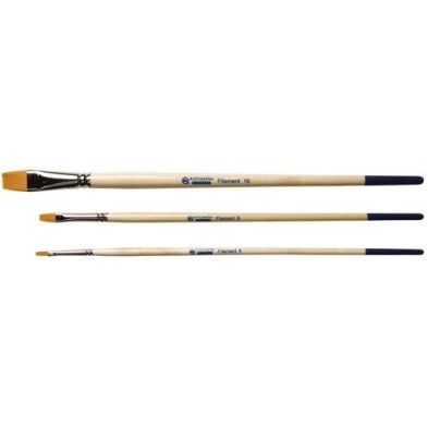 Fine art shop - Set 3 Toray Flat Brushes | totenart.com