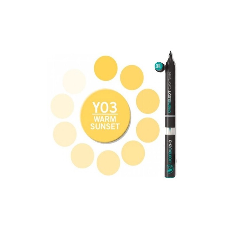 Fine art shop - Chameleon Warm Sunset Yellow YO3 marker | totenart.com