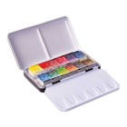 Fine art shop - Metallic Box Sennelier 12 Watercolour 1/2 godets | totenart.com
