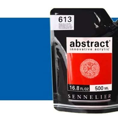 Fine art shop - Sennelier Abstract Acrylic Cobalt Blue Hue 303, 500 ml. | totenart.com