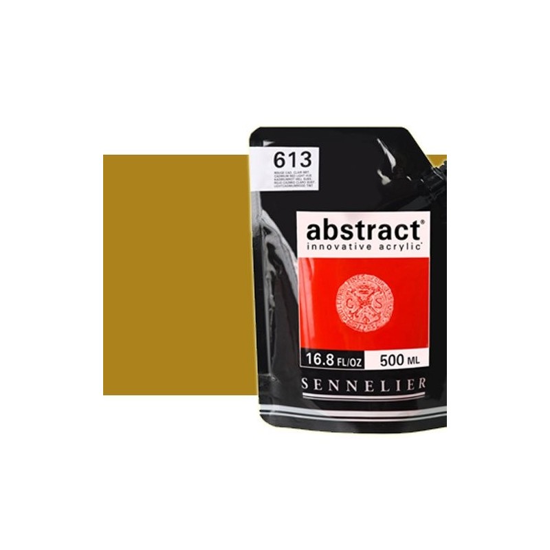Fine art shop - Sennelier Abstract Acrylic Yellow Ochre 252, 500 ml. | totenart.com
