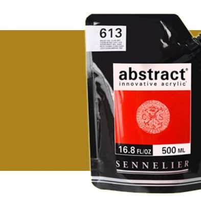 Fine art shop - Sennelier Abstract Acrylic Yellow Ochre 252, 500 ml. | totenart.com