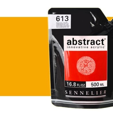 Fine art shop - Sennelier Abstract Acrylic Dark Cadmium Yellow Hue 543 , 500 ml. | totenart.com