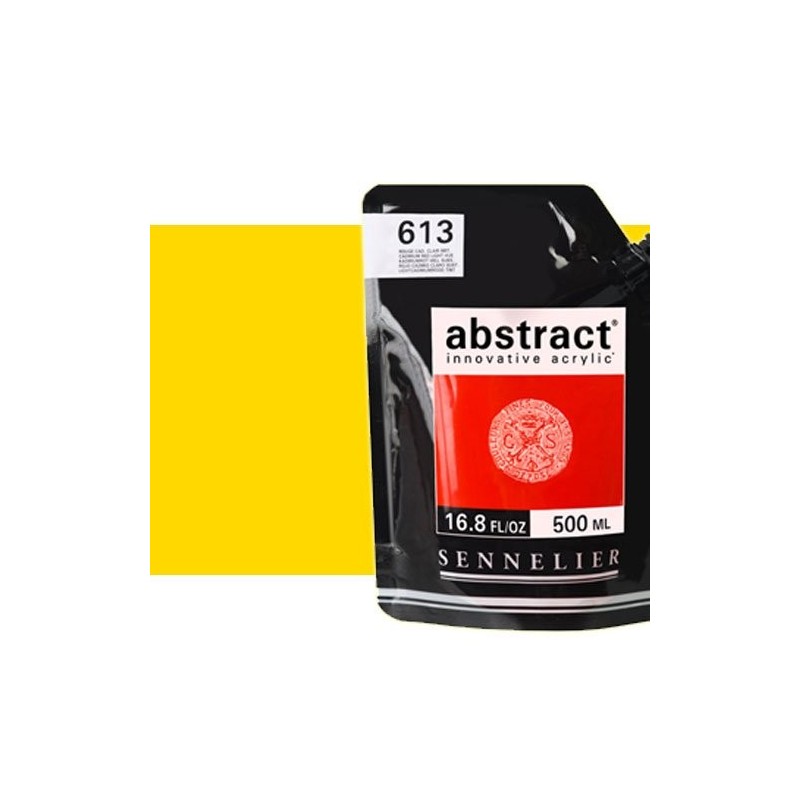 Fine art shop - Sennelier Abstract Acrylic Primary Yellow 574, 500 ml. | totenart.com