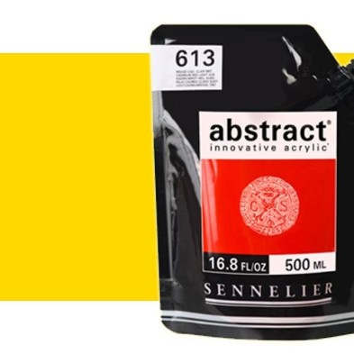 Fine art shop - Sennelier Abstract Acrylic Primary Yellow 574, 500 ml. | totenart.com