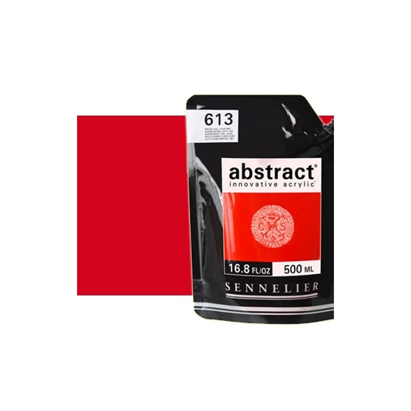 Fine art shop - Sennelier Abstract Acrylic Vermillion 674, 500 ml. | totenart.com