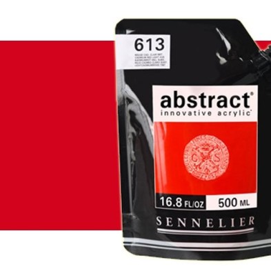 Fine art shop - Sennelier Abstract Acrylic Vermillion 674, 500 ml. | totenart.com