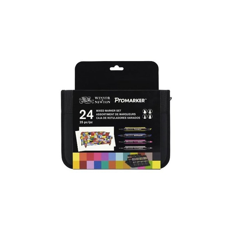 \nFine art shop - Marker Promarker Winsor & Newton, set 24 units - MIXED - | totenart.com