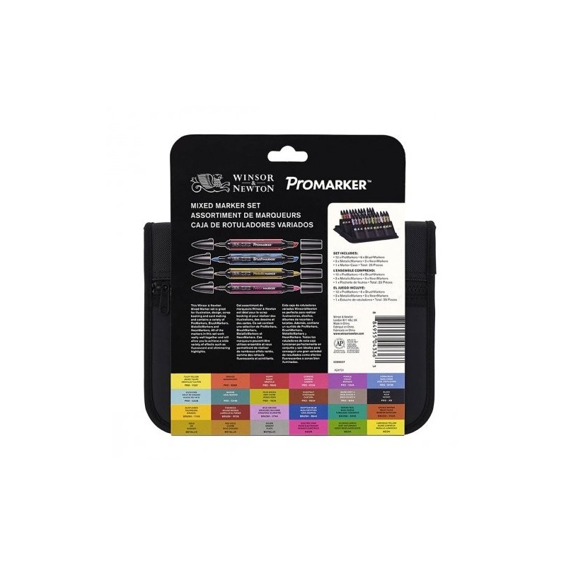 \nFine art shop - Marker Promarker Winsor & Newton, set 24 units - MIXED - | totenart.com