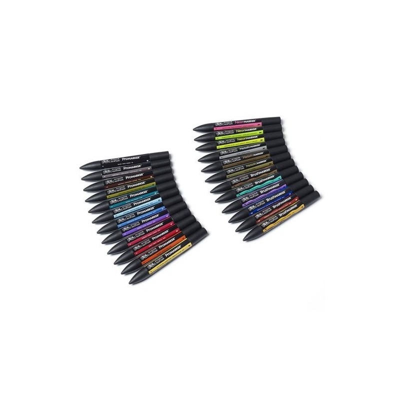 \nFine art shop - Marker Promarker Winsor & Newton, set 24 units - MIXED - | totenart.com