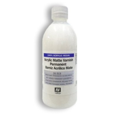 Fine art shop - Matt Acrylic Varnish Vallejo, 500 ml. | totenart.com