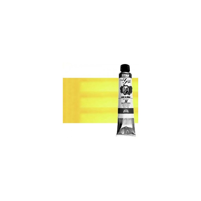 Fine art shop - Oil Titan Goya, Yellow Goya Lemon, 200 ml. | totenart.com