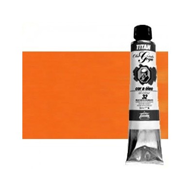 Fine art shop - Oil Titan Goya, Yellow Goya Orange, 200 ml. | totenart.com