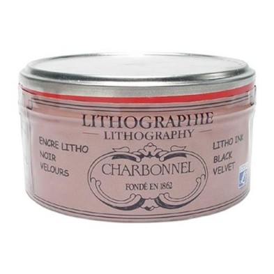 Fine art shop - Litho Black Velvet (deep black), Charbonnel, 200 ml | totenart.com