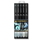 Fine art shop - Marker Case Chameleon, 5 Gray Colors | totenart.com