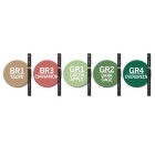 Fine art shop - Marker Case Chameleon, 5 Nature Colors | totenart.com